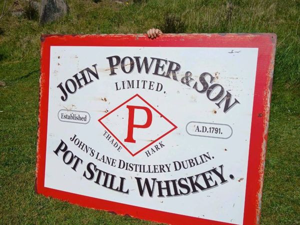 Extra Large Powers Tin Sign - Main image