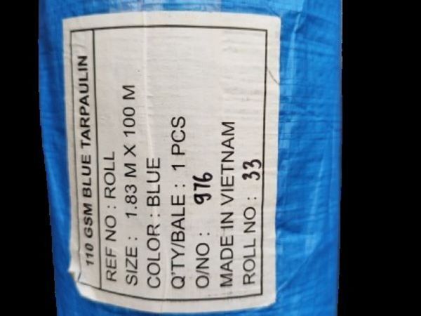 Scaffolding Sheeting Blue 1.8m x 100m (6'-328') 11 - Main image