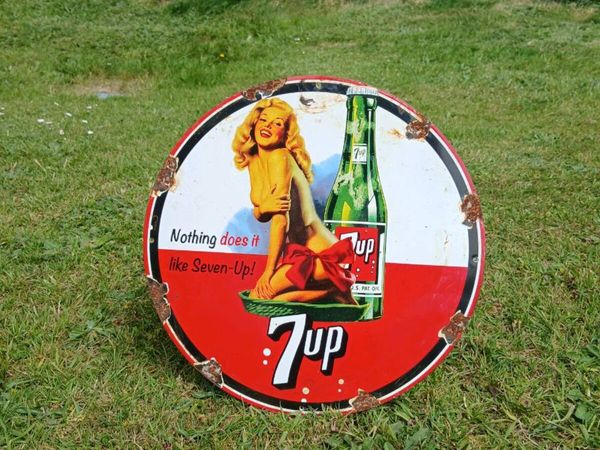 7up Enamel Sign - Main image