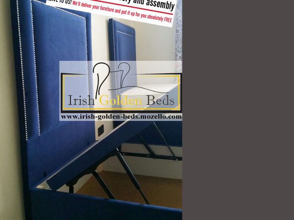 3ft ottoman storage bed + headboard - Main image