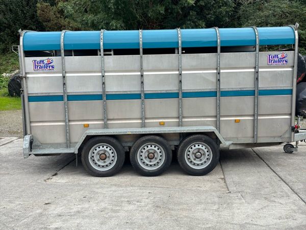 Tuffmac 14ft livestock trailer - Main image