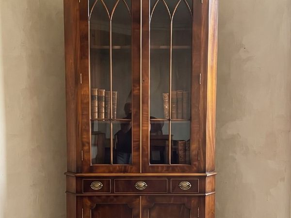 Large Antique Corner Cabinet- Circa 1920s - Main image
