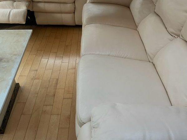 Cream Leather Suite 3 + 2 - Main image