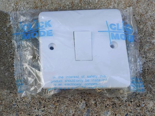 One White Light Switch (brand New). - Main image