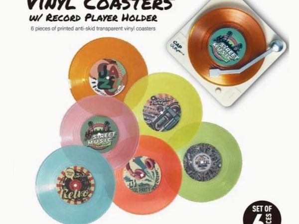 Transparent Vinyl Coaster (brand New). - Main image