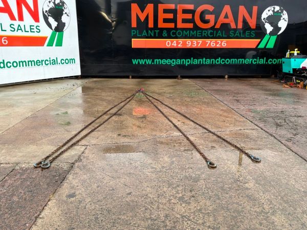 18ft x 10mm Lifting chains / 4 leg brothers....... - Main image
