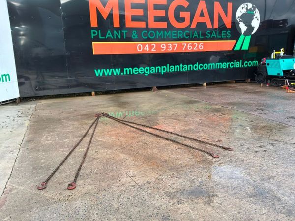 10ft x 8mm Lifting chains / 4 leg brothers.......1 - Main image