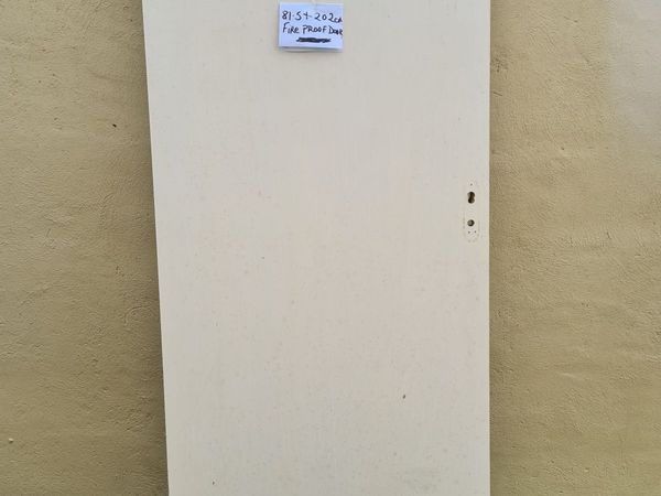 Solid Flush Fire-check door 81.5cm x 202cm - Main image