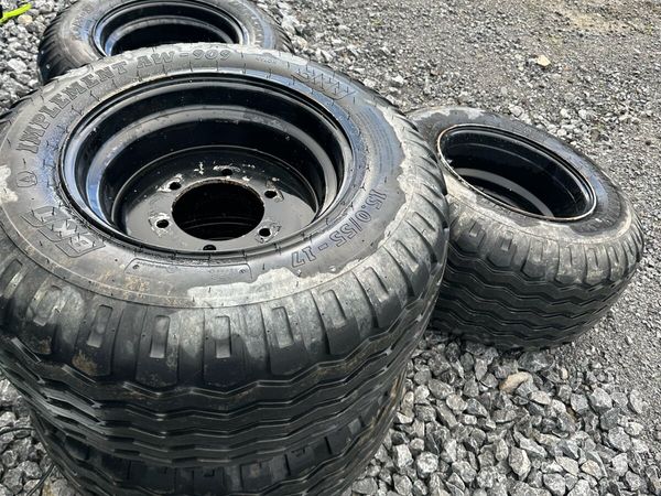 Flotation tyres and rims to suit thwaites - Main image