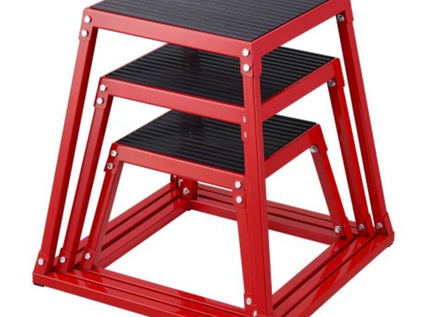 Plyometric Jump Boxes, 12/18/24 Inch Plyo Box, Pla - Main image