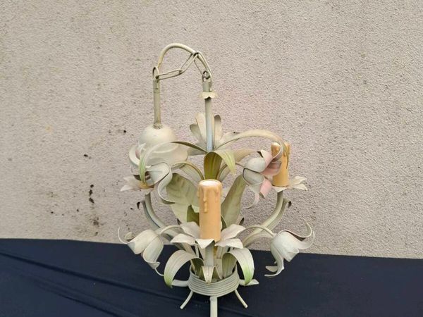 Floral metallic ceiling lamp - Main image
