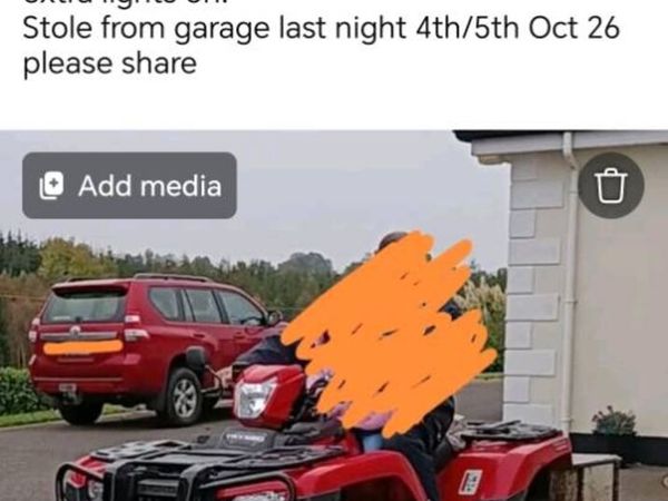 STOLEN Honda Quad - Main image