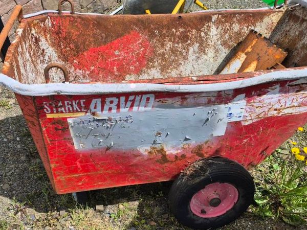 Steel rubble cart - demolition - Main image