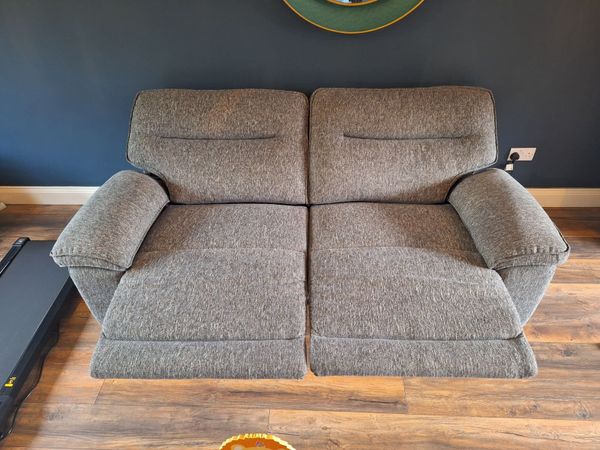 Grey Electric Recliner Sofa - Main image