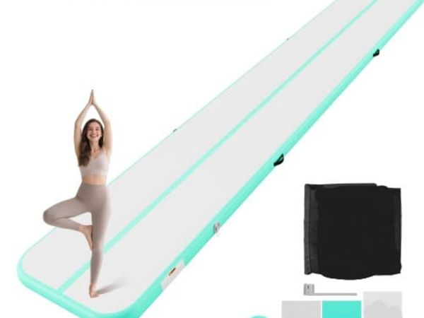 Inflatable Gymnastics Air Mat 6m Training Mats w/ - Main image