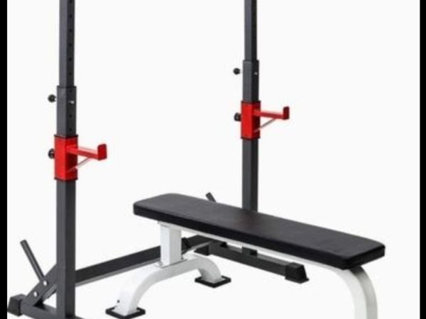 Squat Rack + Flat Bench Combo - Main image