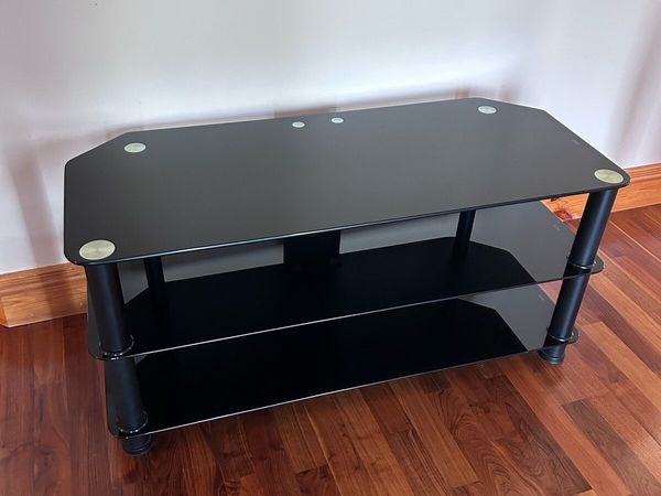 FREE Glass & Steel TV Stand FREE - Main image