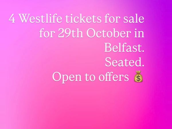 Westlife tickets - Main image