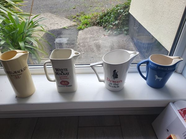 Four whisky advertising water jugs - Main image