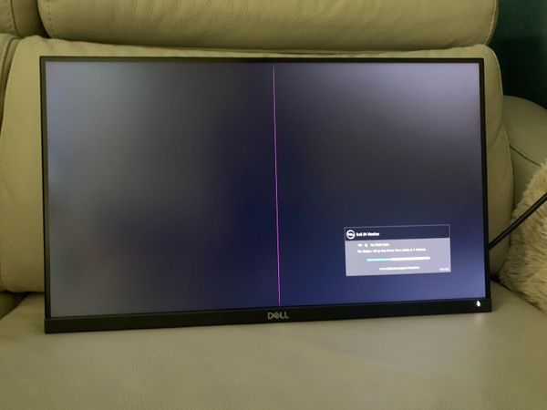 Dell QHD monitor-fully working with vertical line - Main image