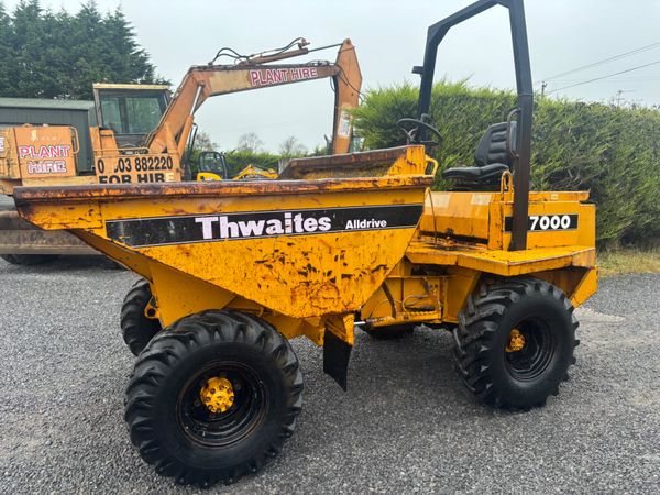 Thwaites 3 ton dumper - Main image