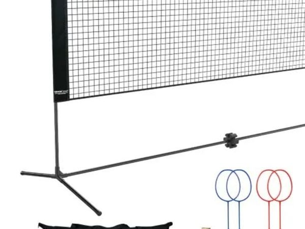 20ft Badminton Net Set Outdoor Portable Volleyball - Main image