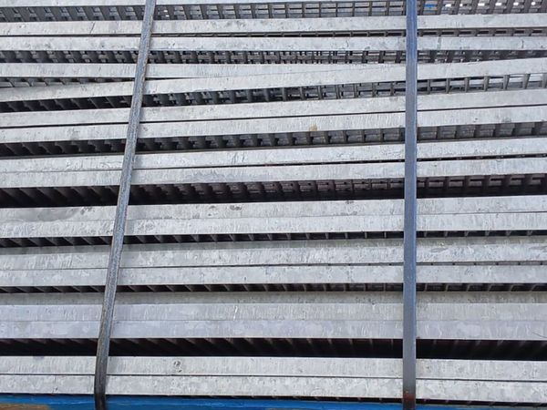 Galvanised Flow Forge Grated Walkway Panels - Main image