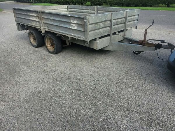 10x7 builders trailer drop sides - Main image