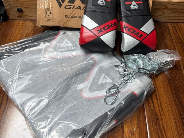 Boxing bag gloves & Bracket - Main image
