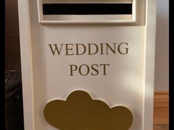Secure wedding cards post box for hire - Main image