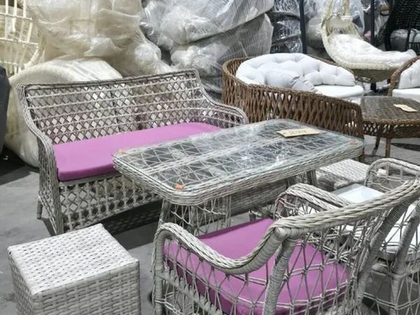 Garden furniture set 6-Piece Wicker - Main image