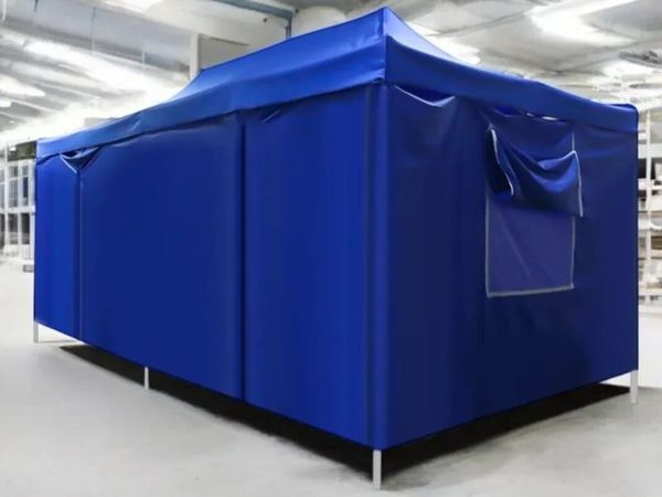 3m x 6m Aluminium Pop-Up Gazebo with Sidewalls - Main image