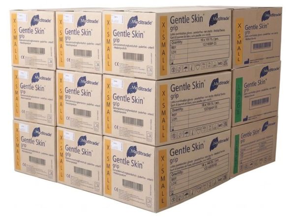 Meditrade latex powder free gloves 120 boxes - Main image