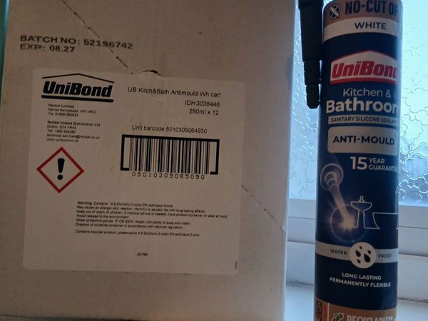 UniBond Kitchen & Bathroom Anti-Mould Silicone - Main image
