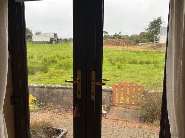 Brown PVC French Double Doors - Main image