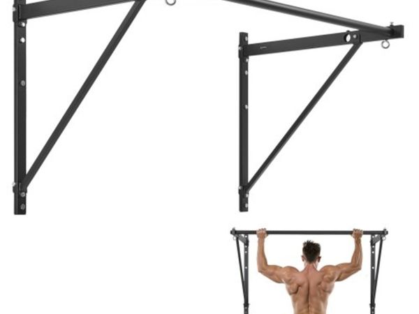 Pull Up Bar, 50 in Width Wall Mounted Pull Ups, Ad - Main image