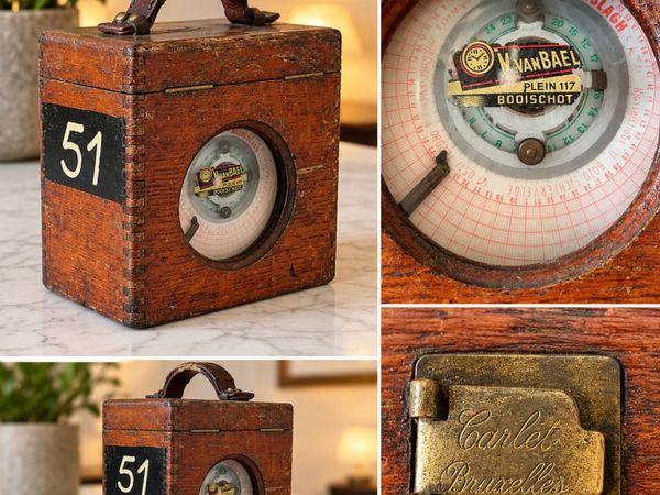 Vintage pigeon racing clock - Main image