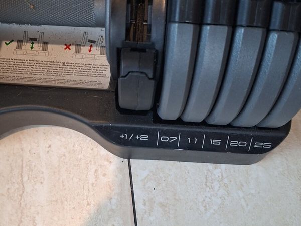 Adjustable dumbells - Main image