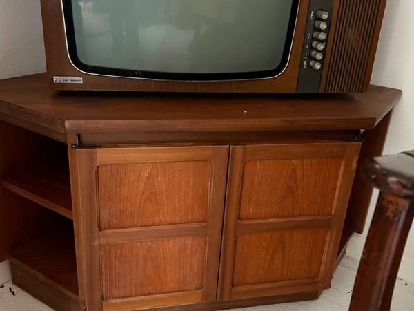 Mid Century Nathan Furniture Teak Corner Cabinet - Main image