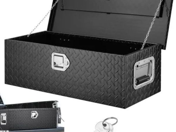Heavy Duty Aluminum Truck Bed Tool Box, Diamond Pl - Main image