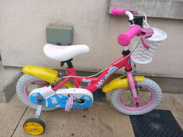 Kids pepper pig bike size 12 inch wheels - Main image