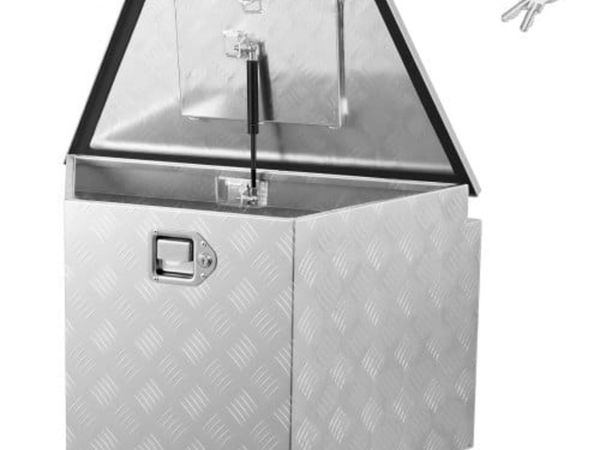 Trailer Tongue Box, 737 x 410 x 457 mm Aluminum Tr - Main image
