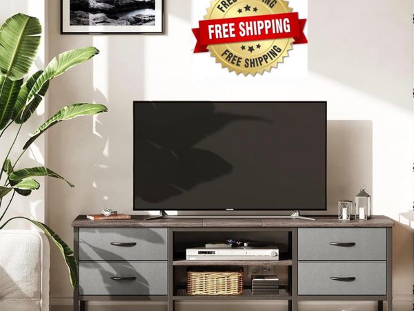 TV Stand with Storage, TV Console Table - 63 Inch, - Main image