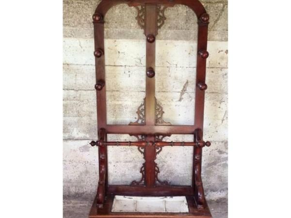 Mahogany Coat and Umbrella Stand – KAS501 - Main image