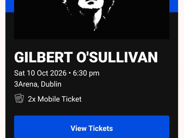 Gilbert O'Sullivan - 3Arena 10th Oct x2 - Main image