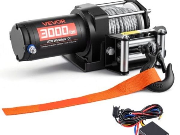 1360 kg Electric Winch, 12V DC ATV/UTV Winch with - Main image
