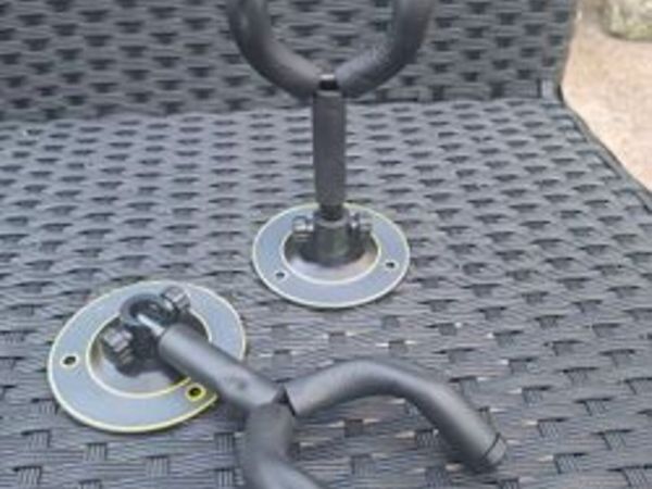 Pair of nice quality foldable Guitar wall hangers - Main image