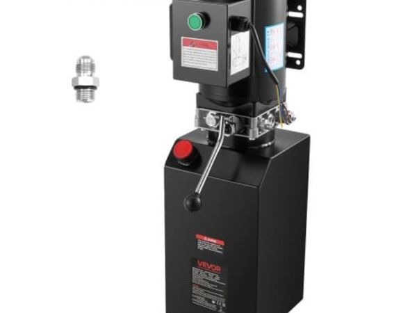 14 L Hydraulic Power Unit, Single Acting Steel Dum - Main image