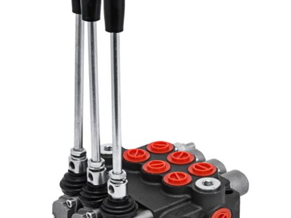 3 Spool Hydraulic Control Valve 11GPM Hydraulic Di - Main image