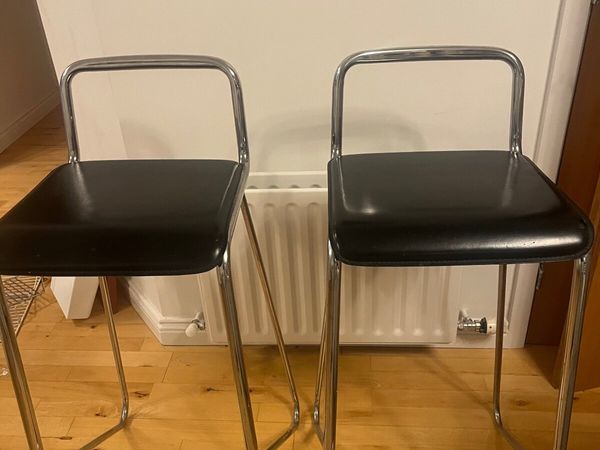 2 Kitchen counter high stools - Main image